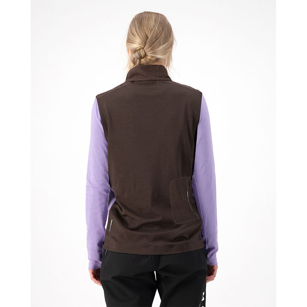 rødwood Wind Midlayer i farven Cedar / Lupin set bagfra