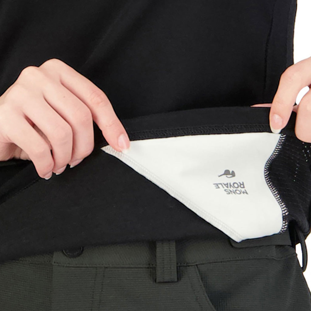 Skiundertøj, rødwood Enduro VLS i farven sort detalje