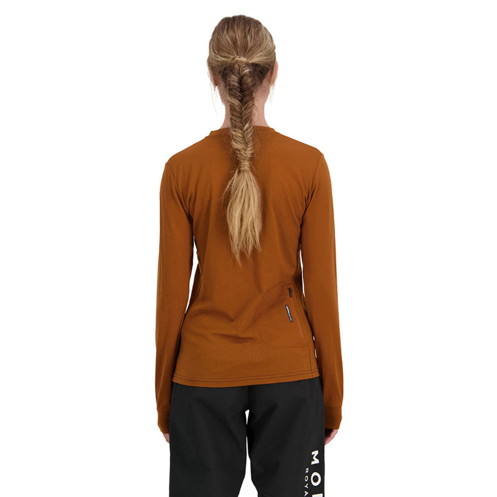 En T-Shirt, rødwood Enduro VLS i farven Midnight Terrazzo / Copper set bagfra