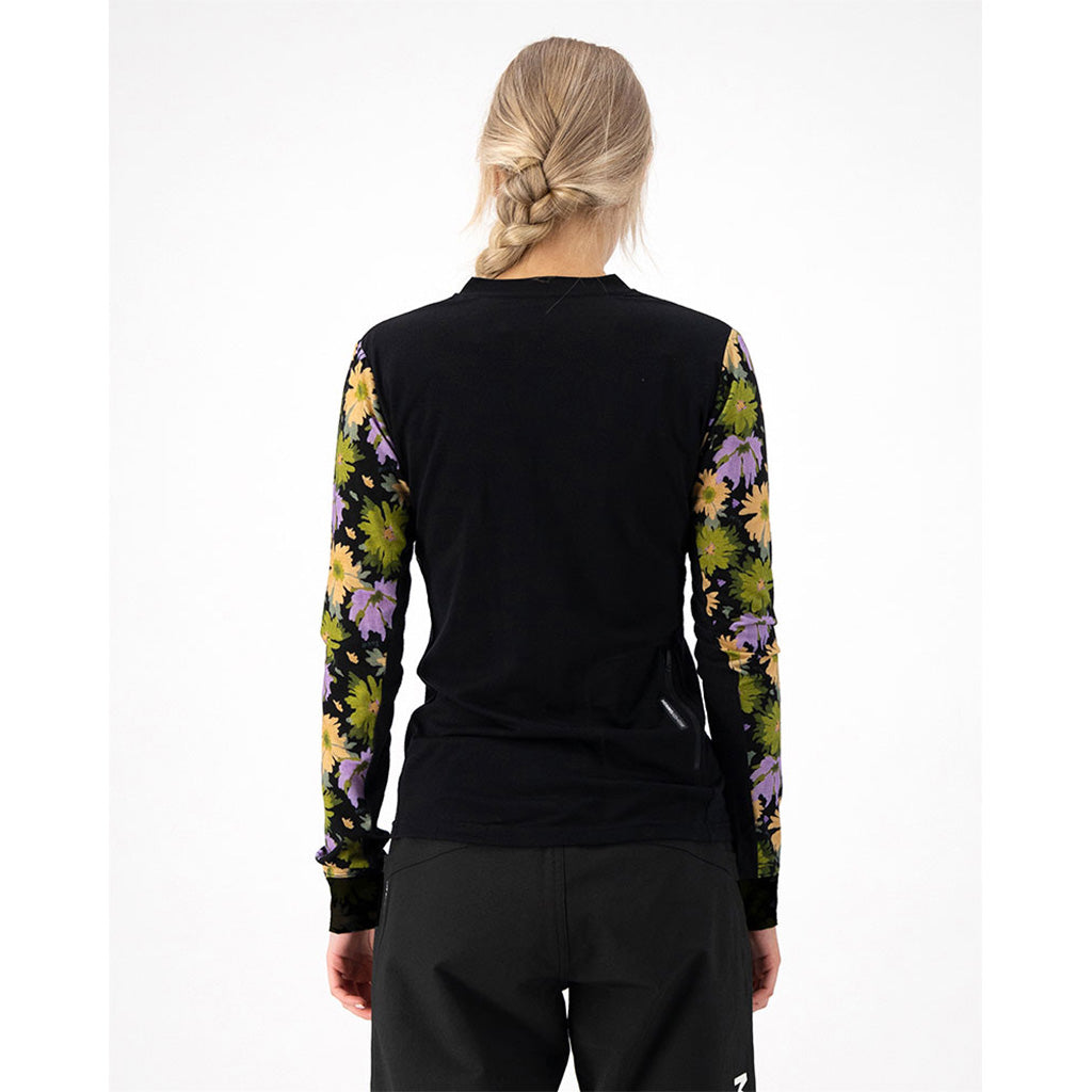 rødwood Enduro VLS Midlayer i farven Alpine Bloom / sort set bagfra