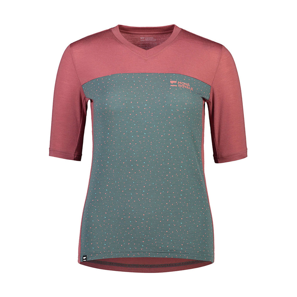 En T-Shirt, rødwood Enduro VT i farven Terracotta / Terrazzo