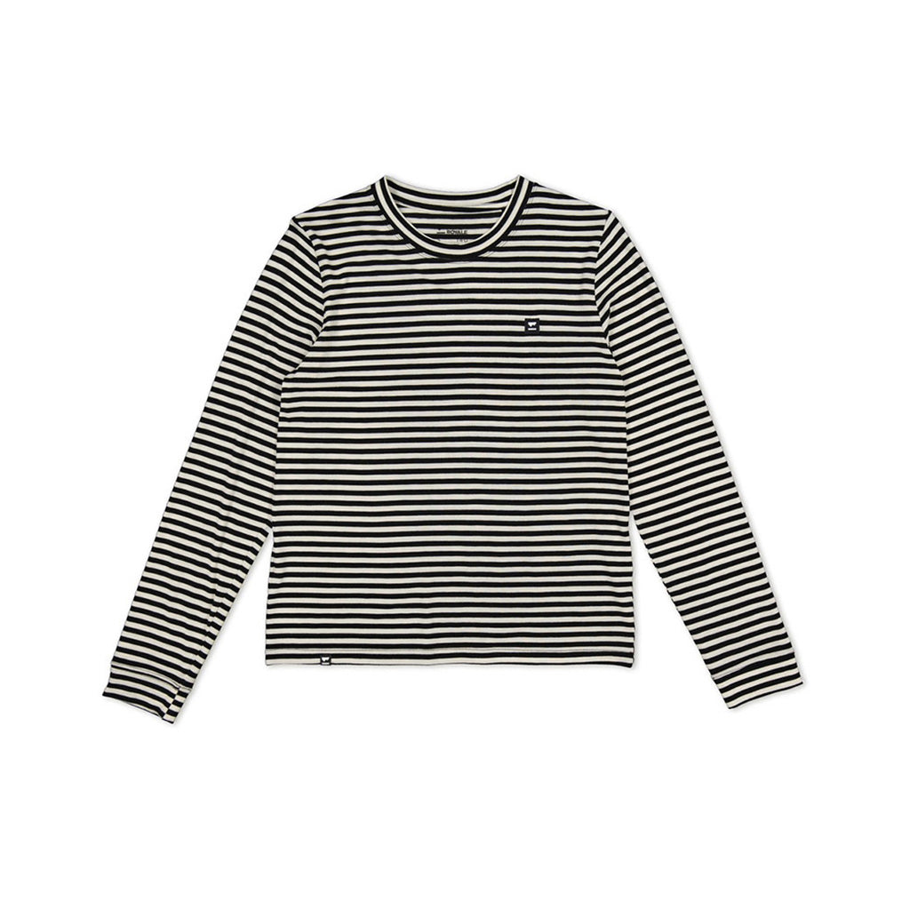 En Langærmet T-shirt, Icon Relaxed LS i farven Mr Stripe