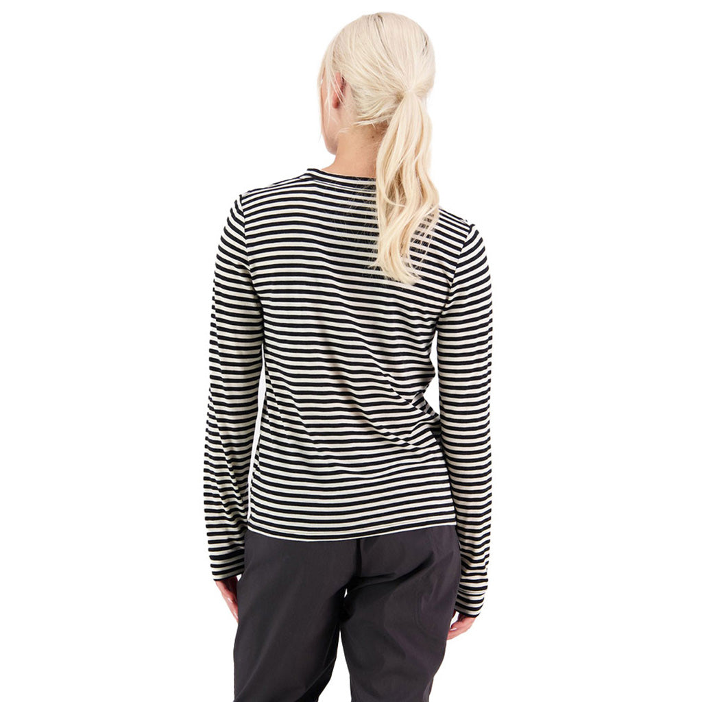 En Langærmet T-shirt, Icon Relaxed LS i farven Mr Stripe set bagfra