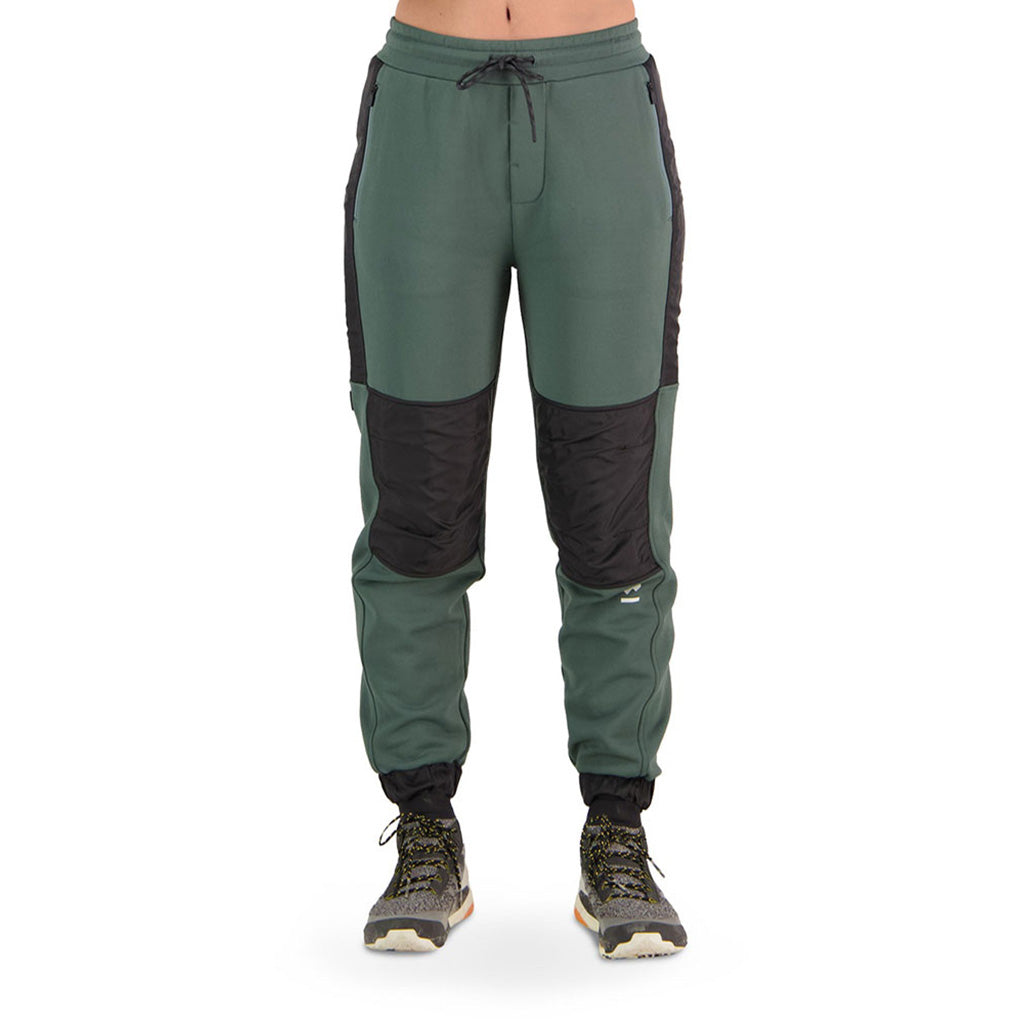 Decade Midlayer i farven Burnt Sage / sort set forfra