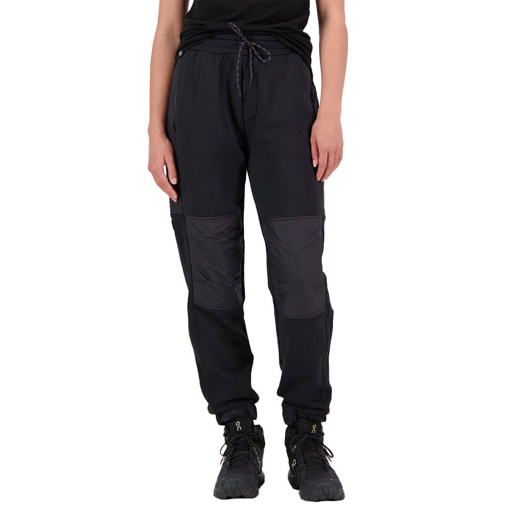 Decade Midlayer i farven sort set forfra