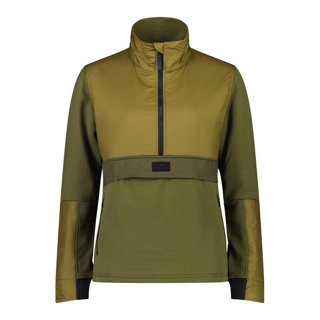 Decade Mid Midlayer i farven Forest Floor set forfra