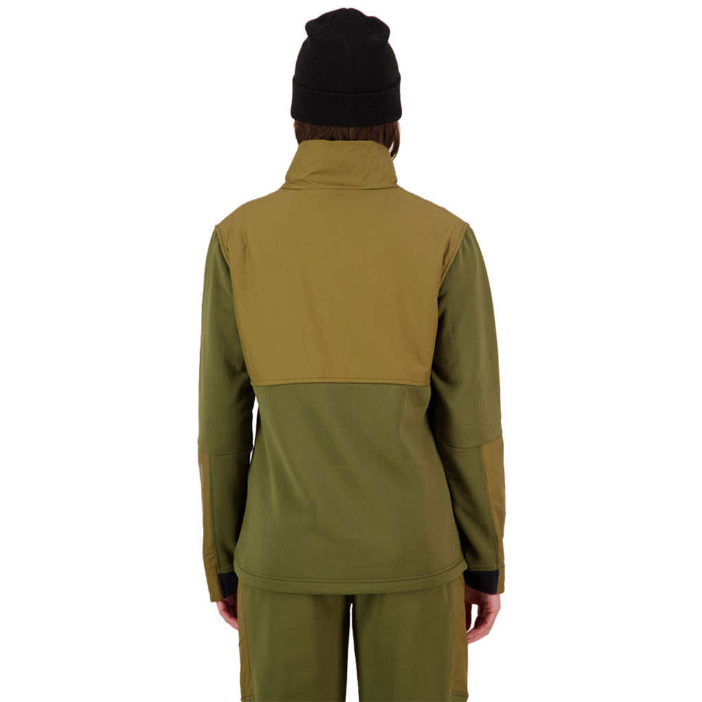 Decade Mid Midlayer i farven Forest Floor set bagfra