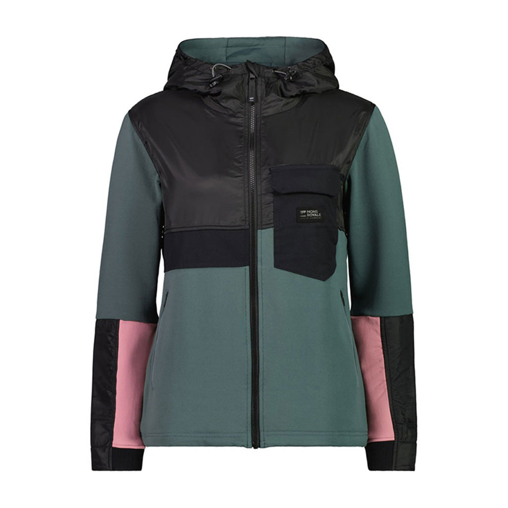 Decade Mid Hoody Midlayer i farven Burnt Sage / sort