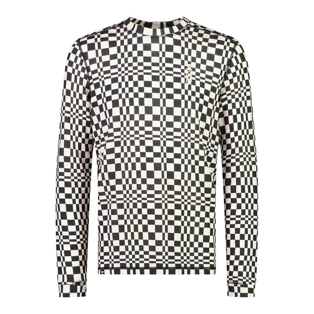 En Skiundertøj, Cascade Merino Flex 200 LS i farven Checkers