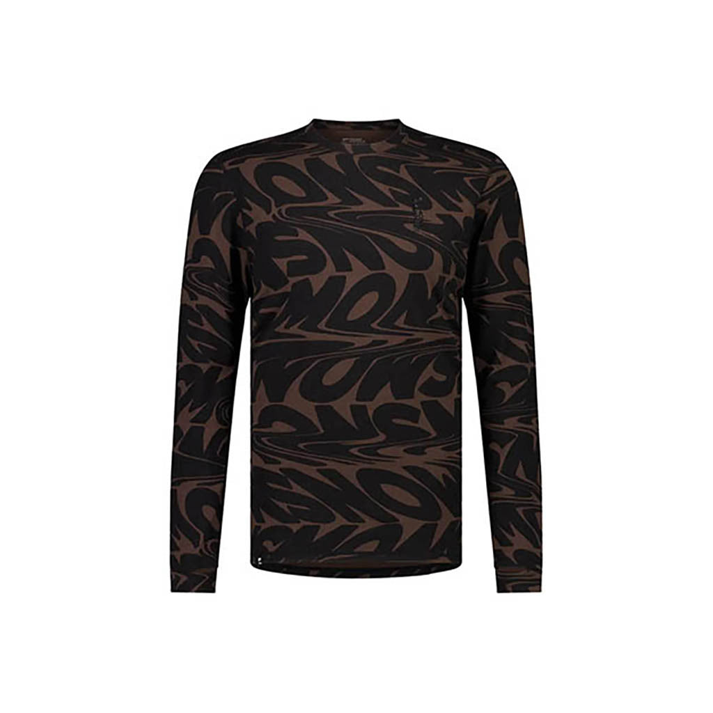 Skiundertøj, Cascade Merino Flex 200 LS i farven Signal Lost Cedar set forfra