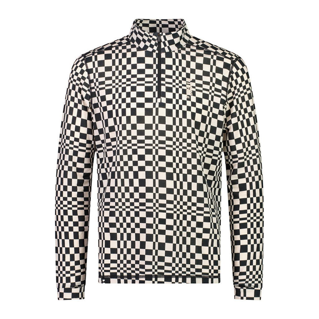 En Skiundertøj, Cascade Merino Flex 200 1/4 Zip i farven Checkers