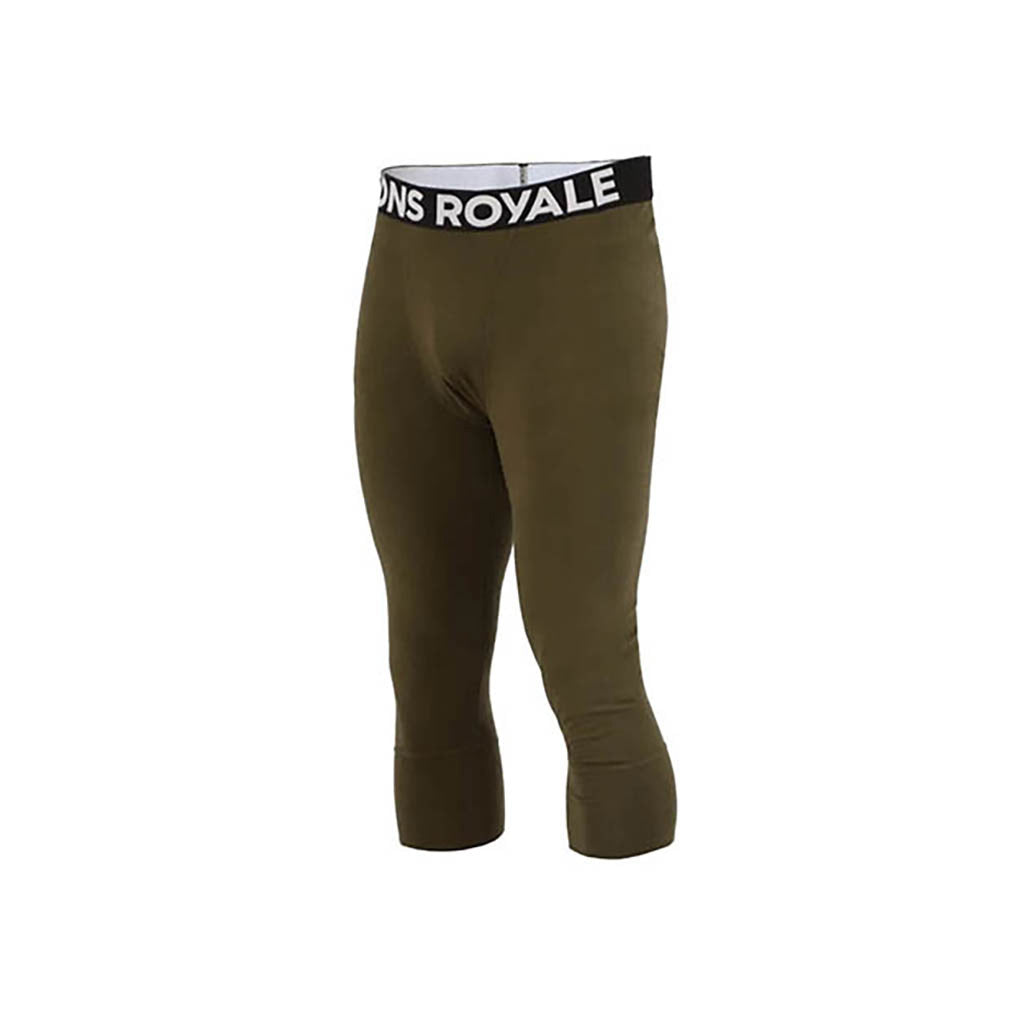 En Skiundertøj, Cascade Merino Flex 200 3/4 i farven Dark Olive