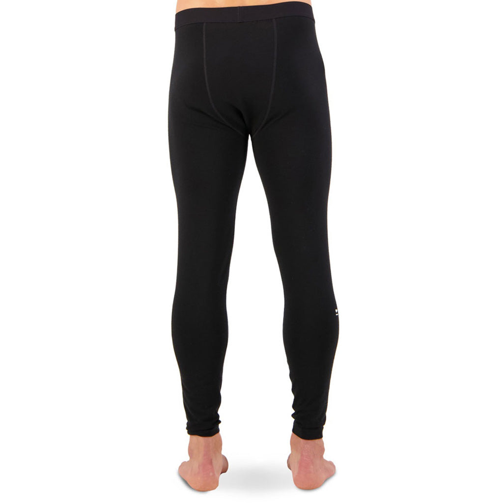 Skiundertøj, Cascade Merino Flex 200 i farven sort set bagfra