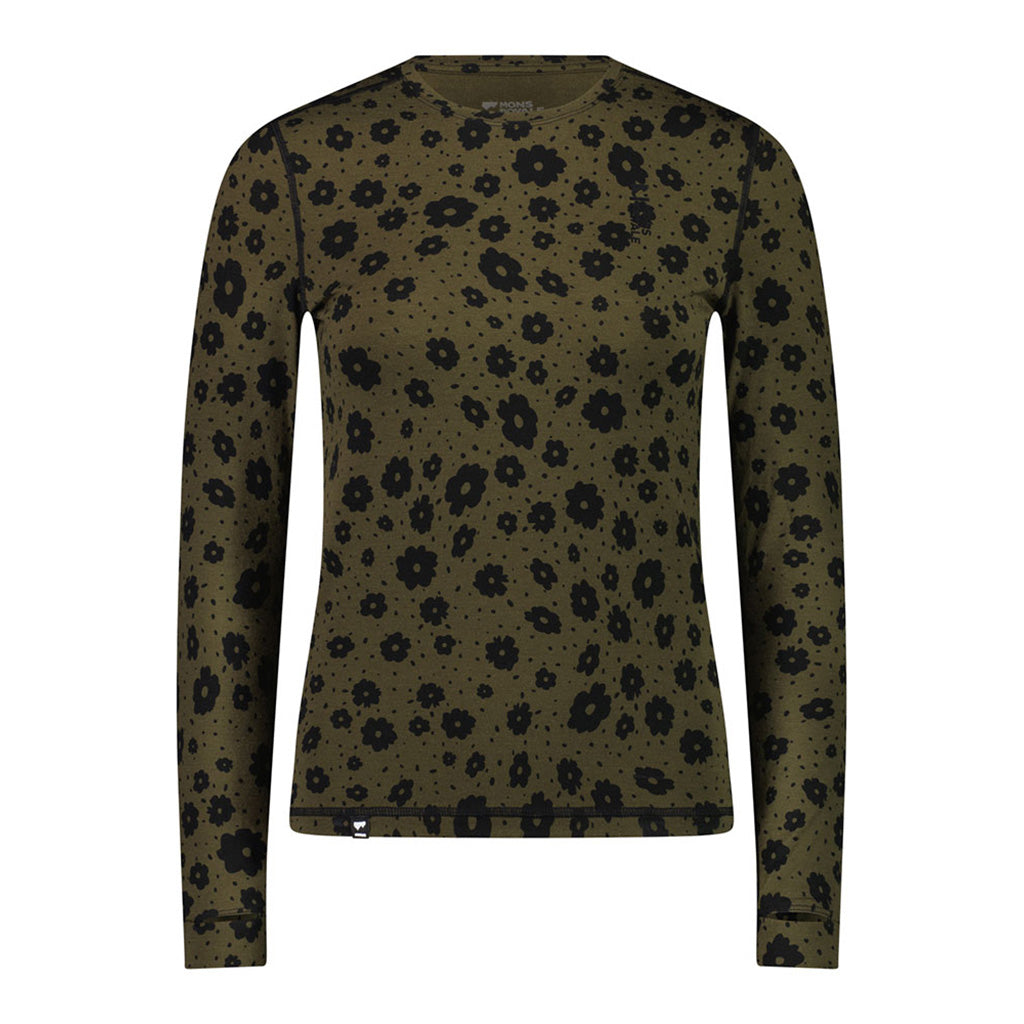 En Skiundertøj, Cascade Merino Flex 200 LS i farven sort