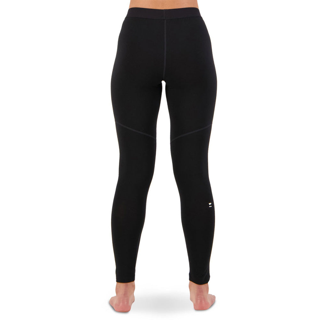 Skiundertøj, Cascade Merino Flex 200 i farven Dark Olive set bagfra