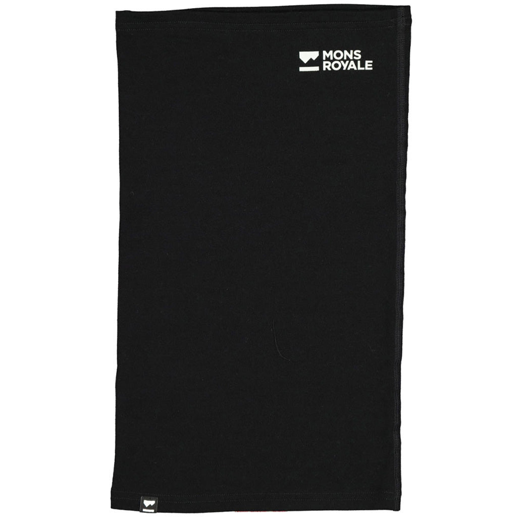 En Halsedisse, Daily Dose Merino Flex 200 i farven sort set forfra