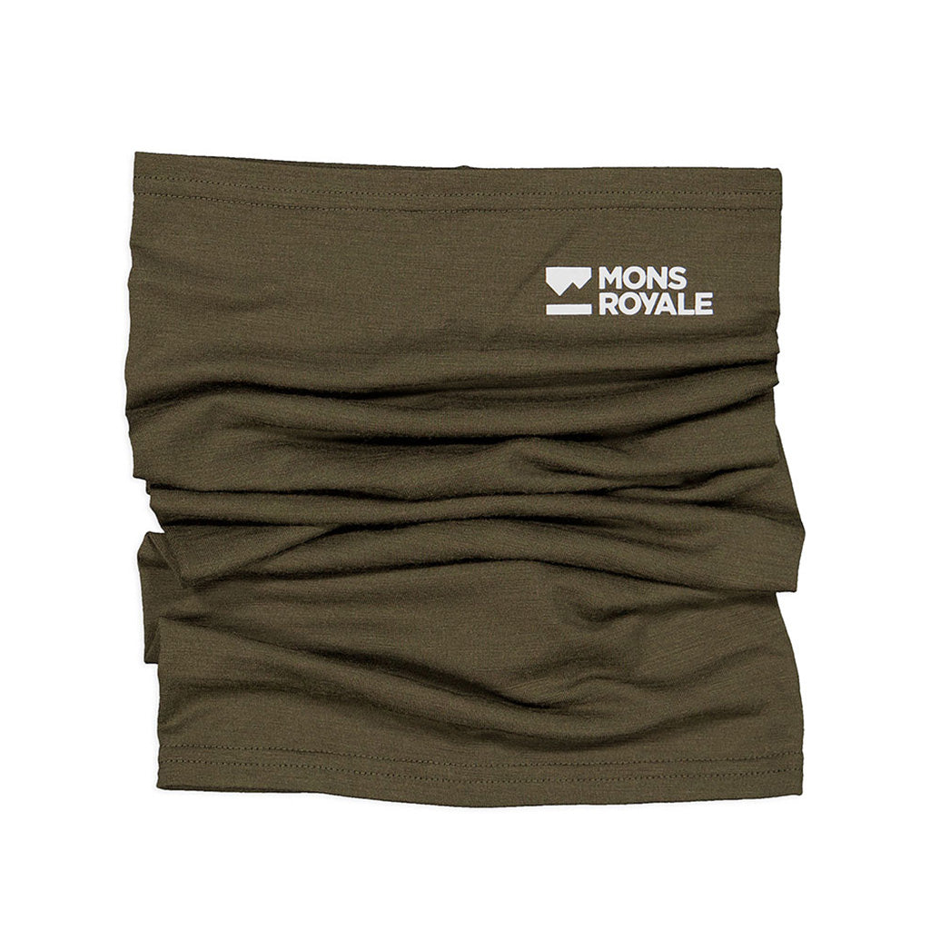 En Halsedisse, Daily Dose Merino Flex 200 i farven Dark Olive