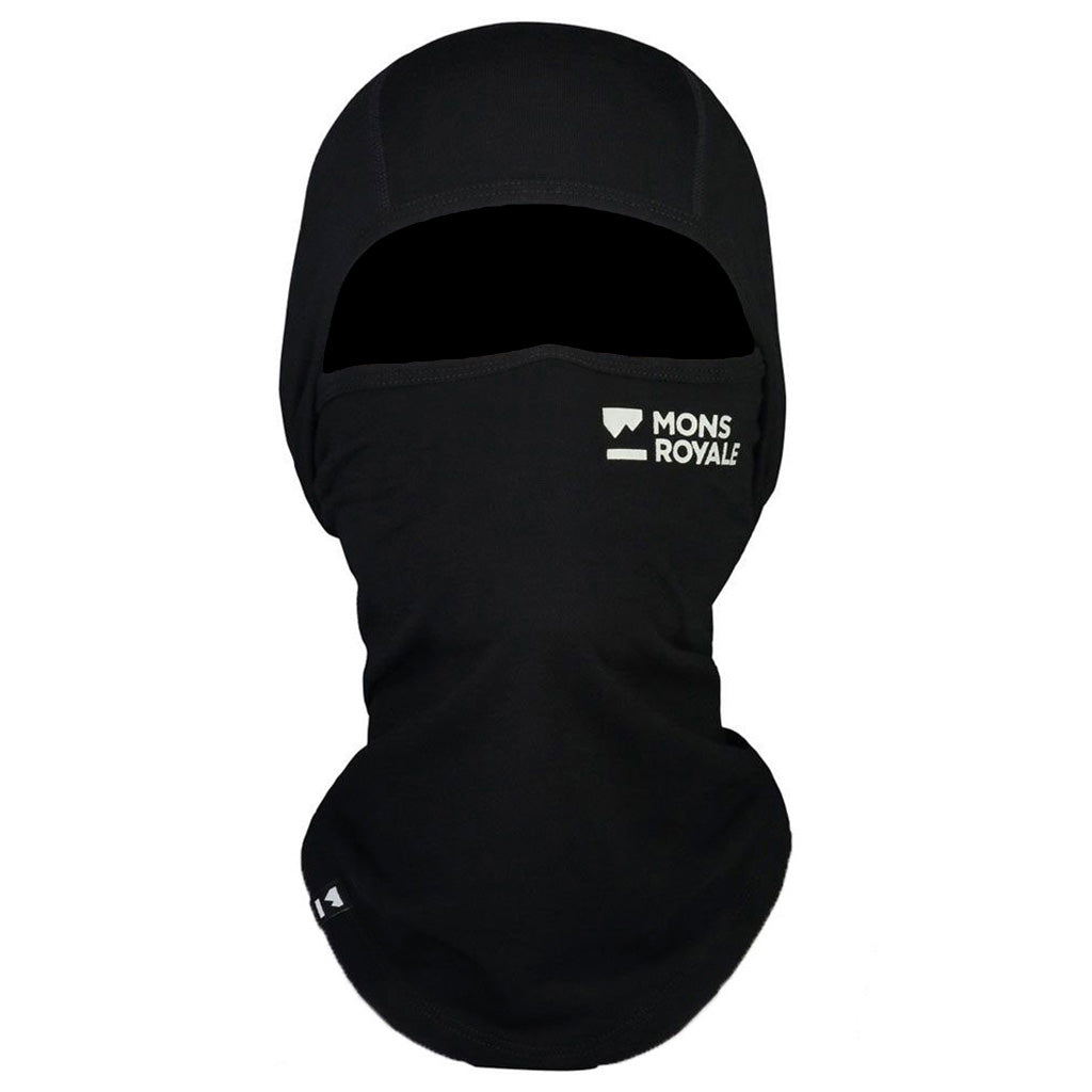 En Halsedisse, Santa Rosa Merino Flex 200 Balaclava i farven sort