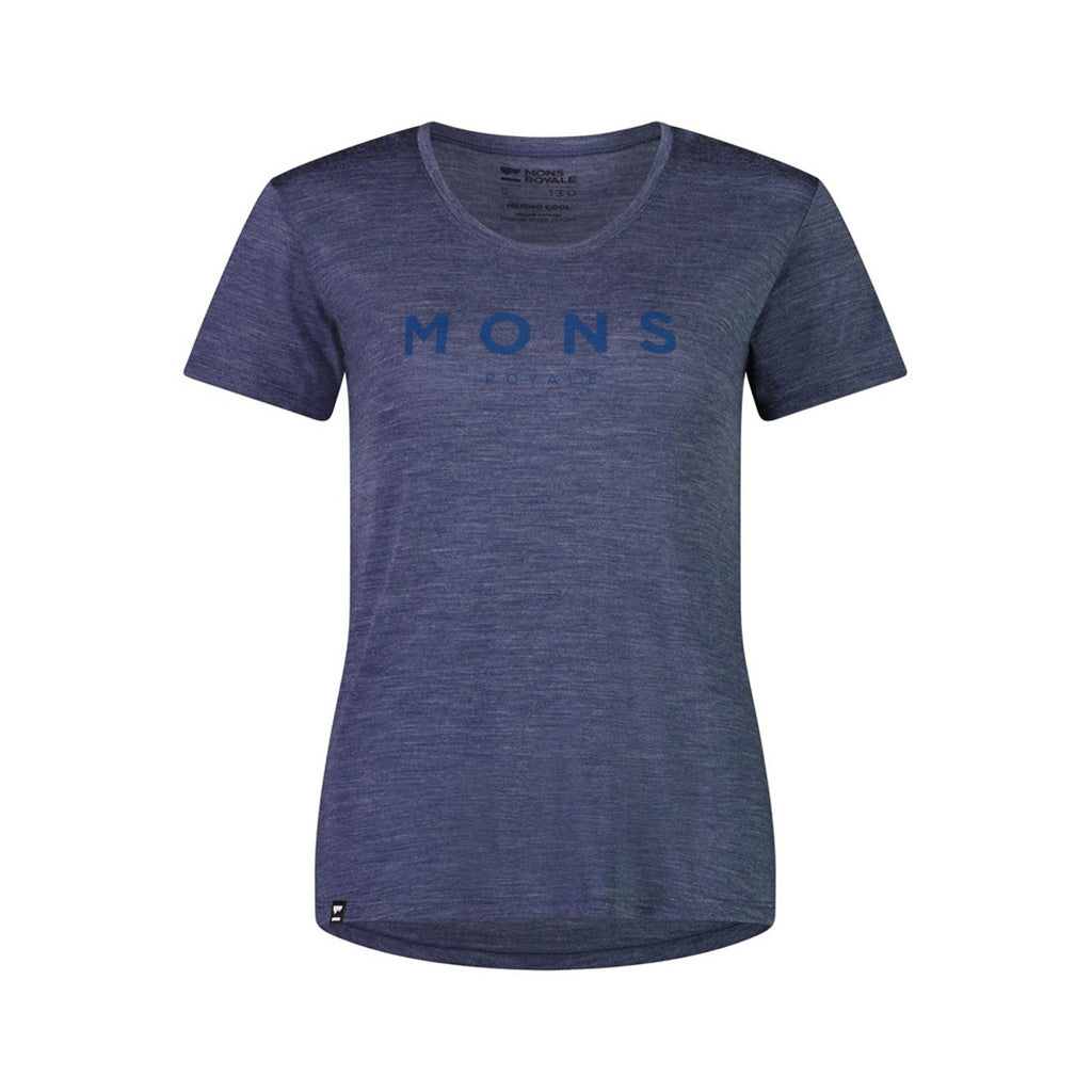 En Langærmet T-shirt, Zephyr Merino Cool Tee i farven Midnight