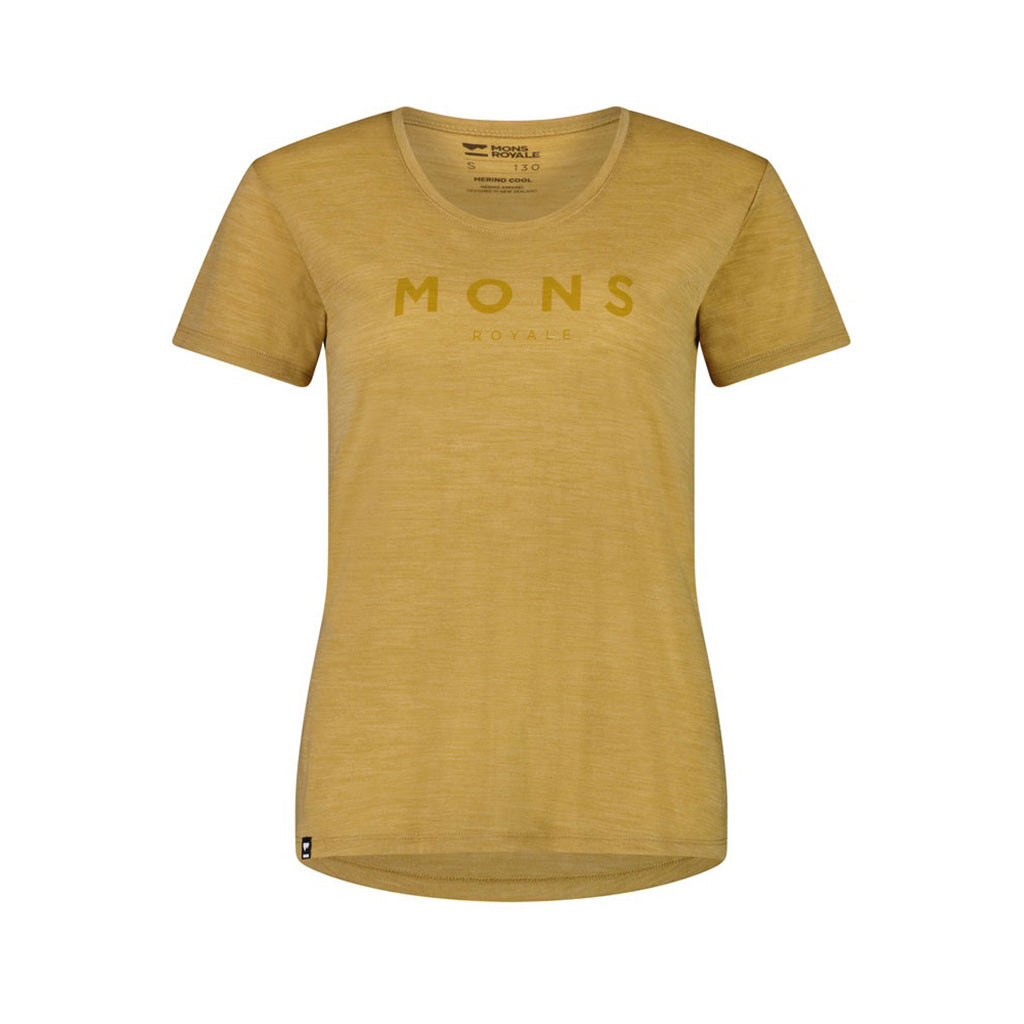 En Langærmet T-shirt, Zephyr Merino Cool Tee Smokey i farven Cumin