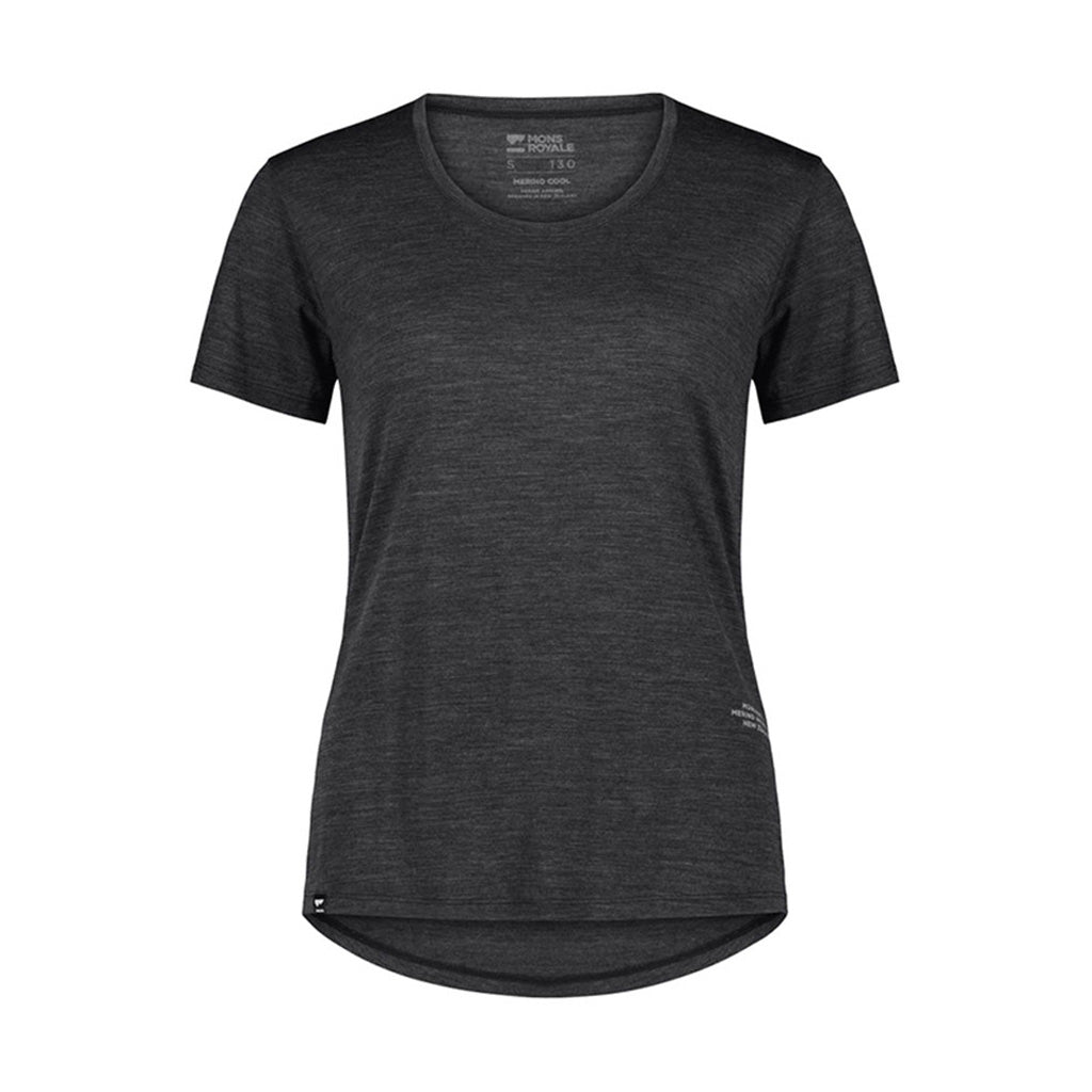 En T-Shirt, Zephyr Merino Cool i farven Smoke