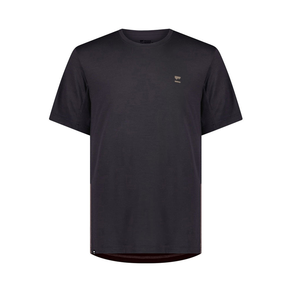 En T-Shirt, Tarn Merino Shift i farven Iron / Shale