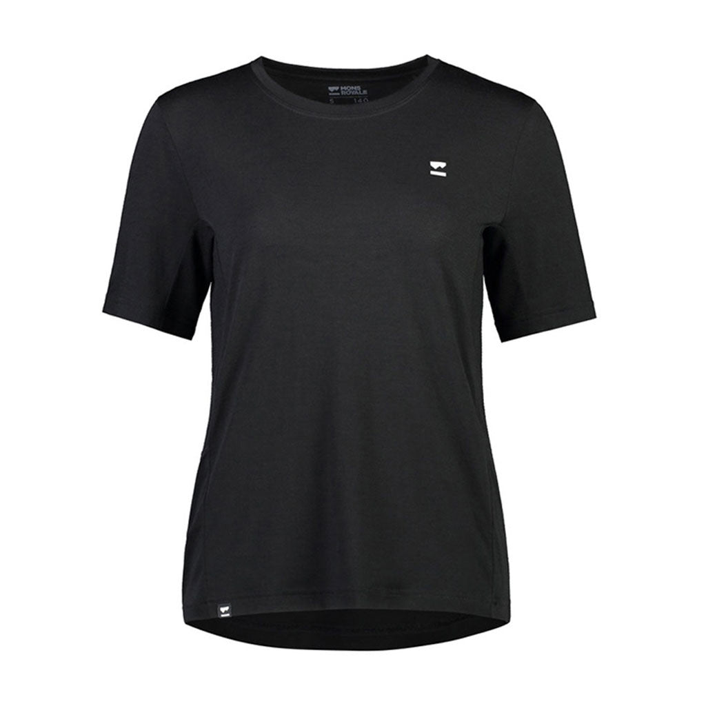 En T-Shirt, Tarn Merino Shift i farven sort