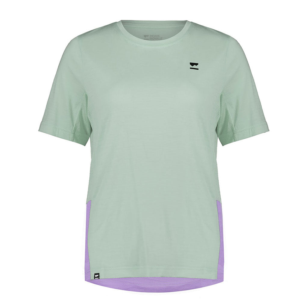 En T-Shirt, Tarn Merino Shift i farven Glacier / Lupin