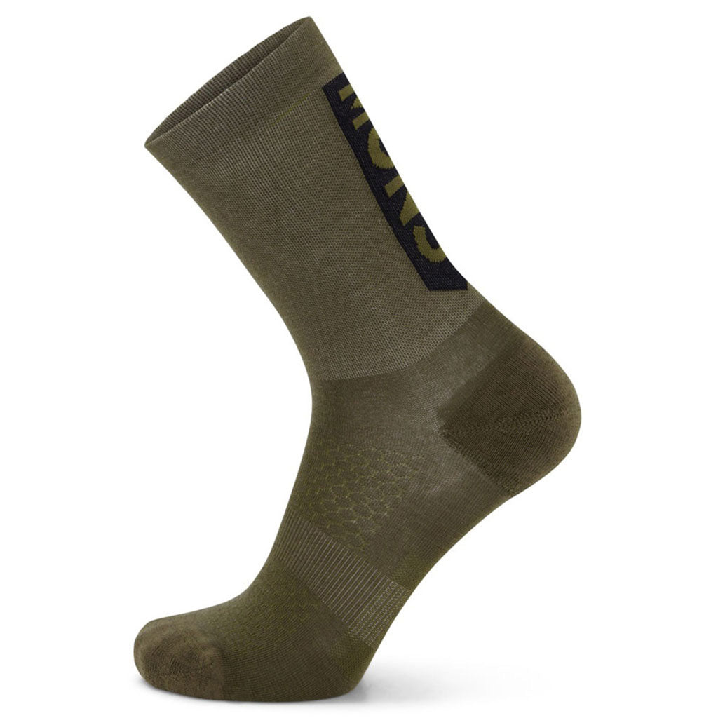 Atlas Merino Crew Skisokker i farven Dark Olive