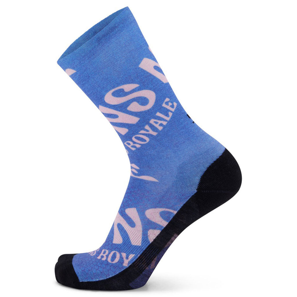 Atlas Merino Crew MTB Sokker i farven blå Trippy