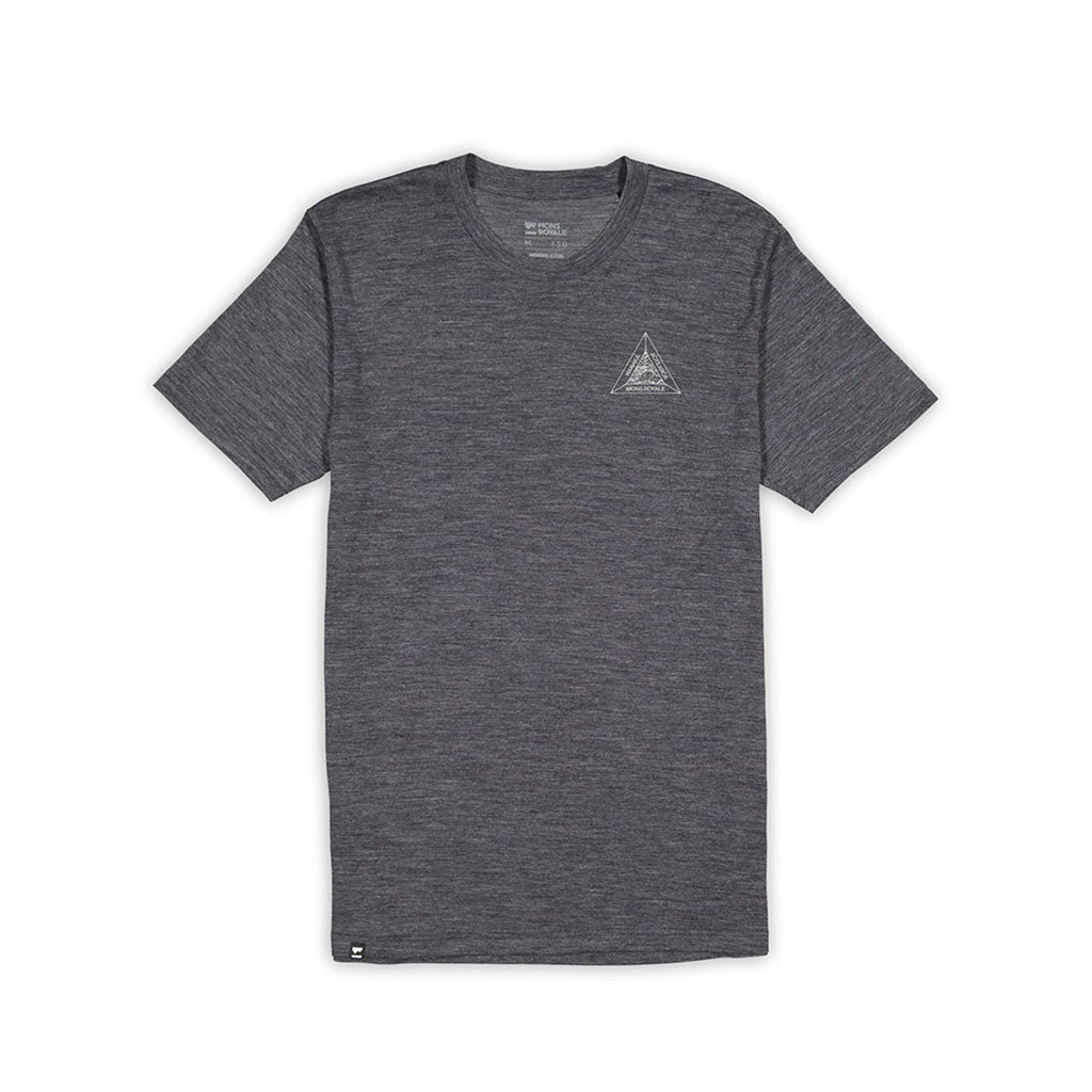 En T-Shirt, Zephyr Merino Tencel™ i farven Smoke