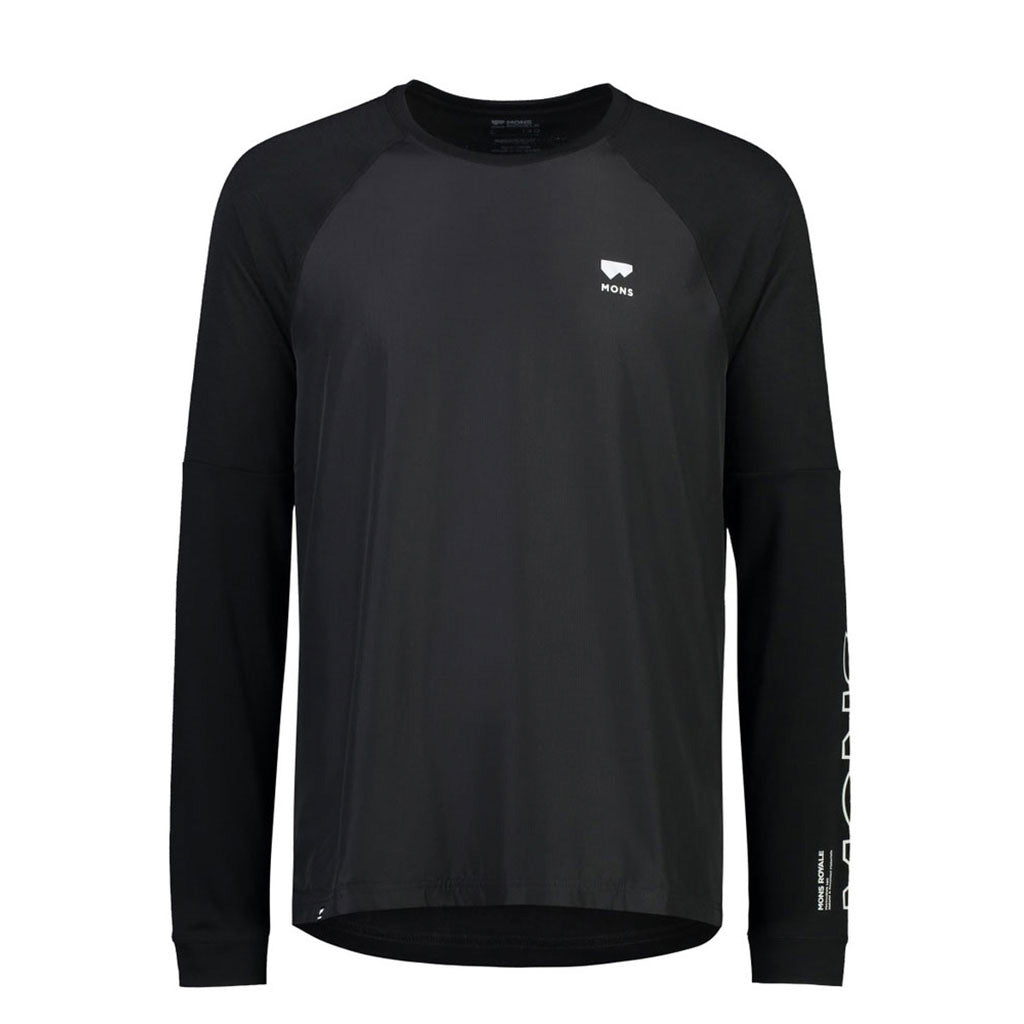 En Skiundertøj, Tarn Merino Shift Wind Jersey i farven sort