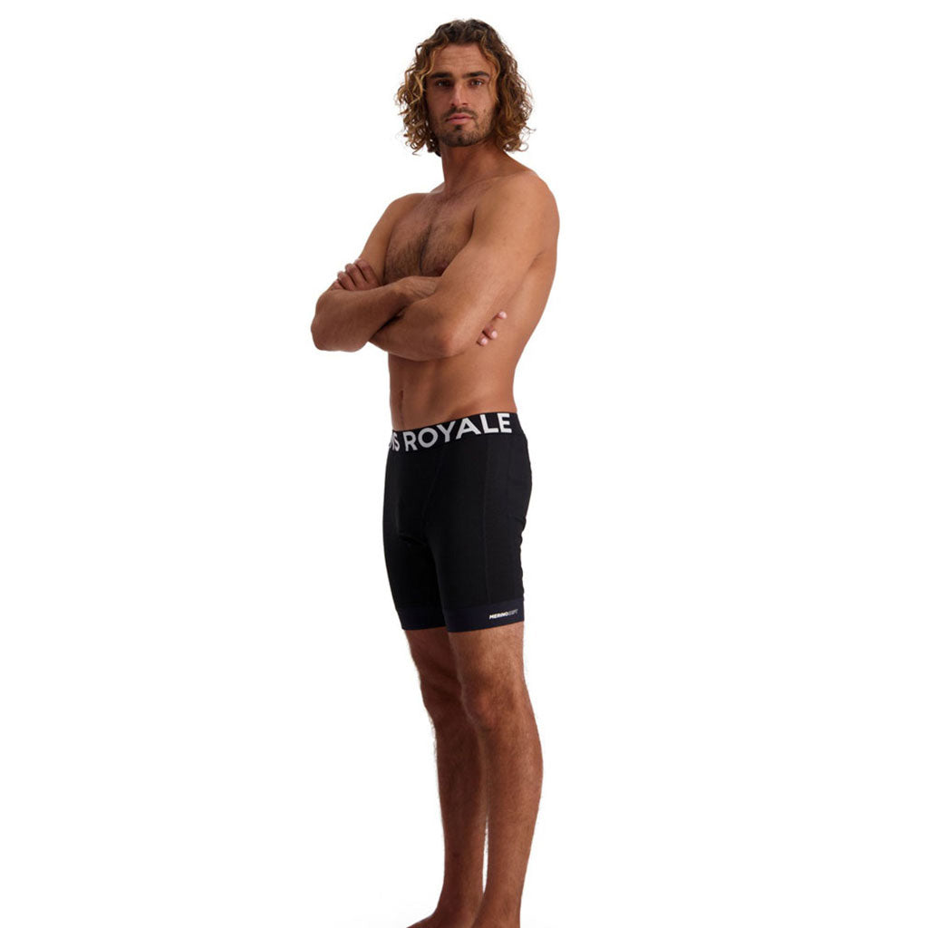 Epic Merino Shift Cykel Base Layer i farven sort set fra venstre side