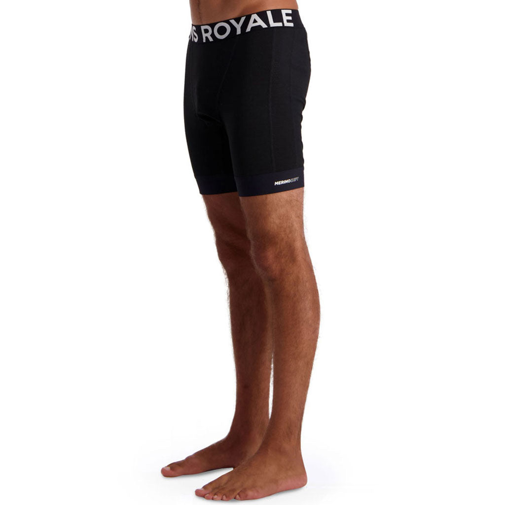 Epic Merino Shift Cykel Base Layer i farven sort set fra venstre side