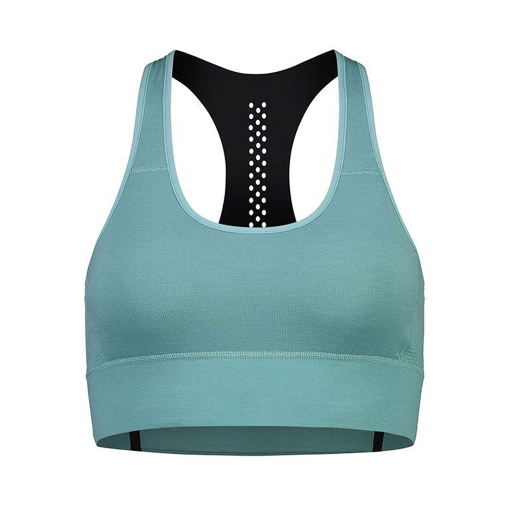 En Sports BH, Stratos Merino Shift i farven Sage