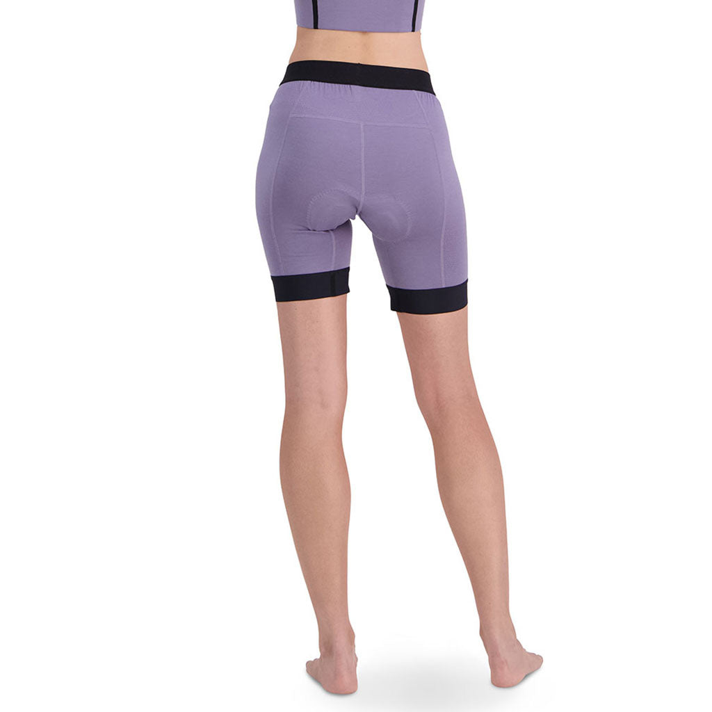 Epic Merino Shift Cykel Base Layer i farven Thistle set bagfra