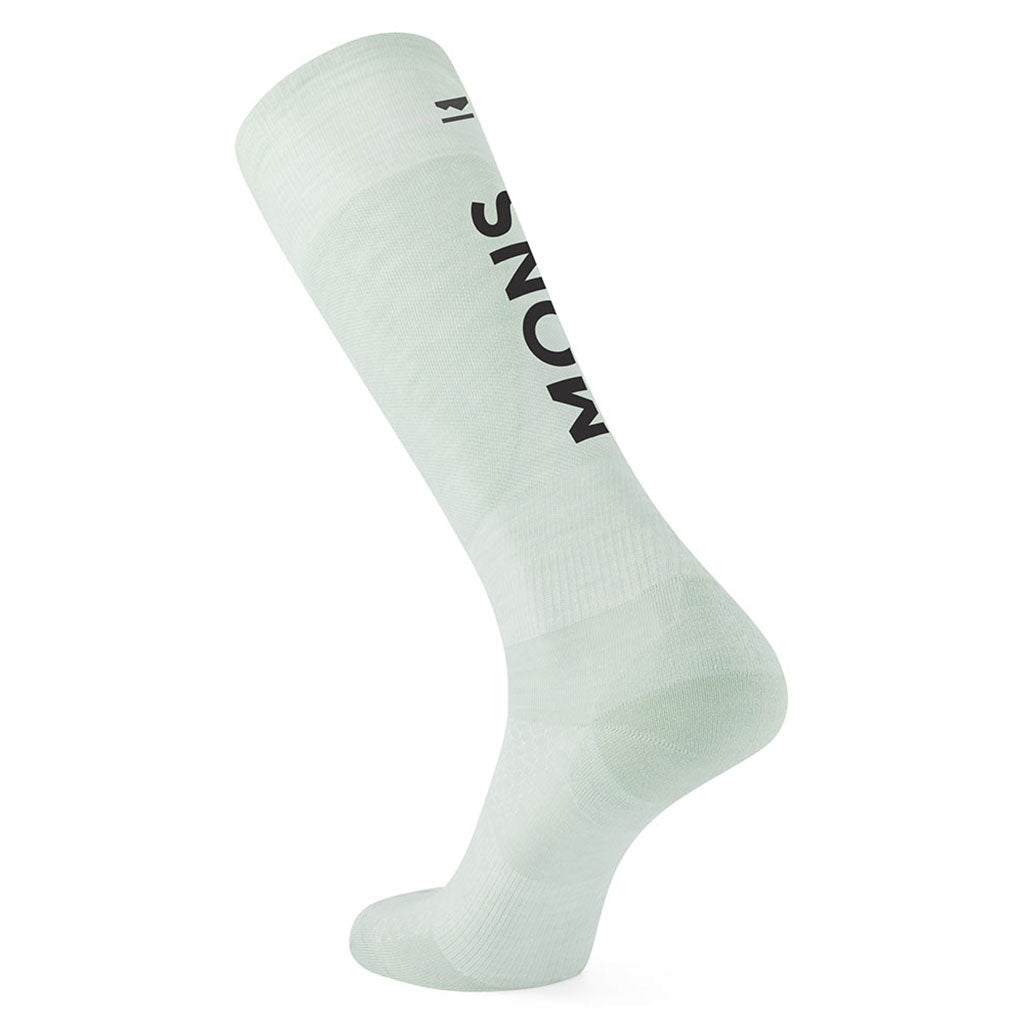 Atlas Snow Skisokker i farven Glacier set fra venstre side