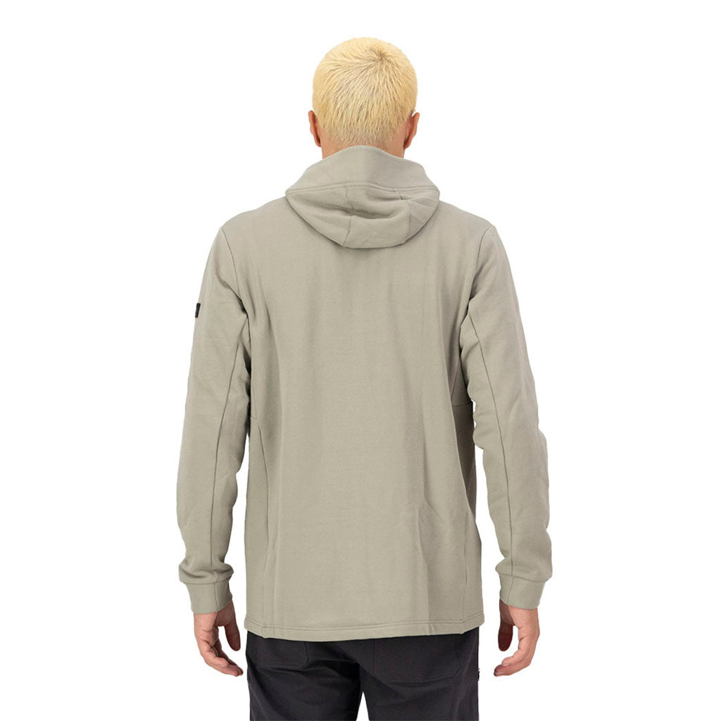 Arcadia Merino Fleece Hoody Midlayer i farven Dried Sage set bagfra