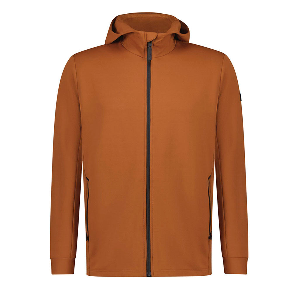 Arcadia Merino Fleece Hoody Midlayer i farven Ginger