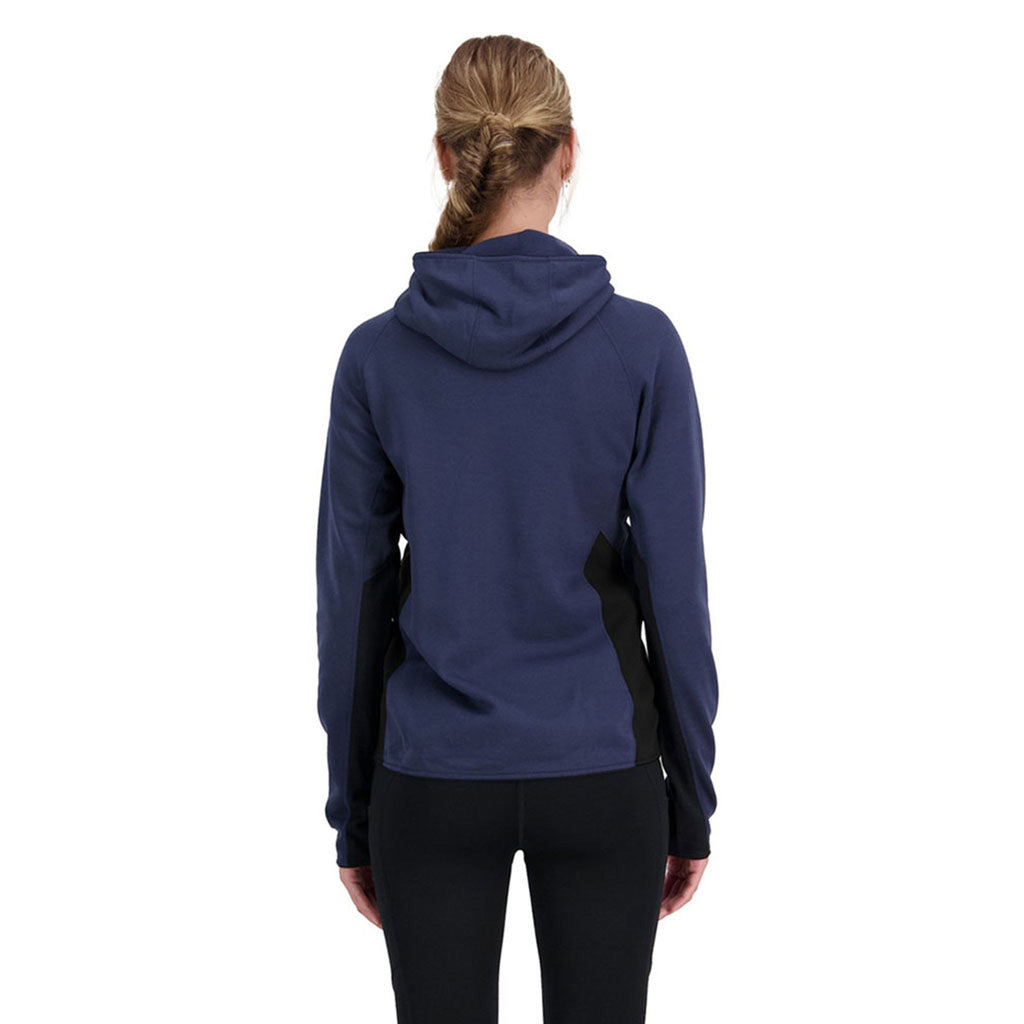 Approach Merino Shift Fleece Hood Midlayer i farven Midnight set bagfra