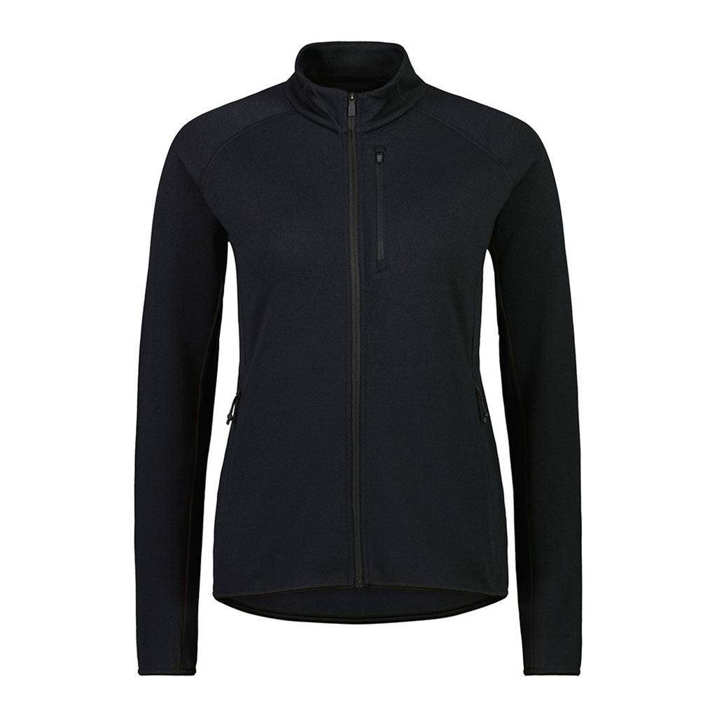 Approach Merino Shift Fleece Midlayer i farven sort set forfra