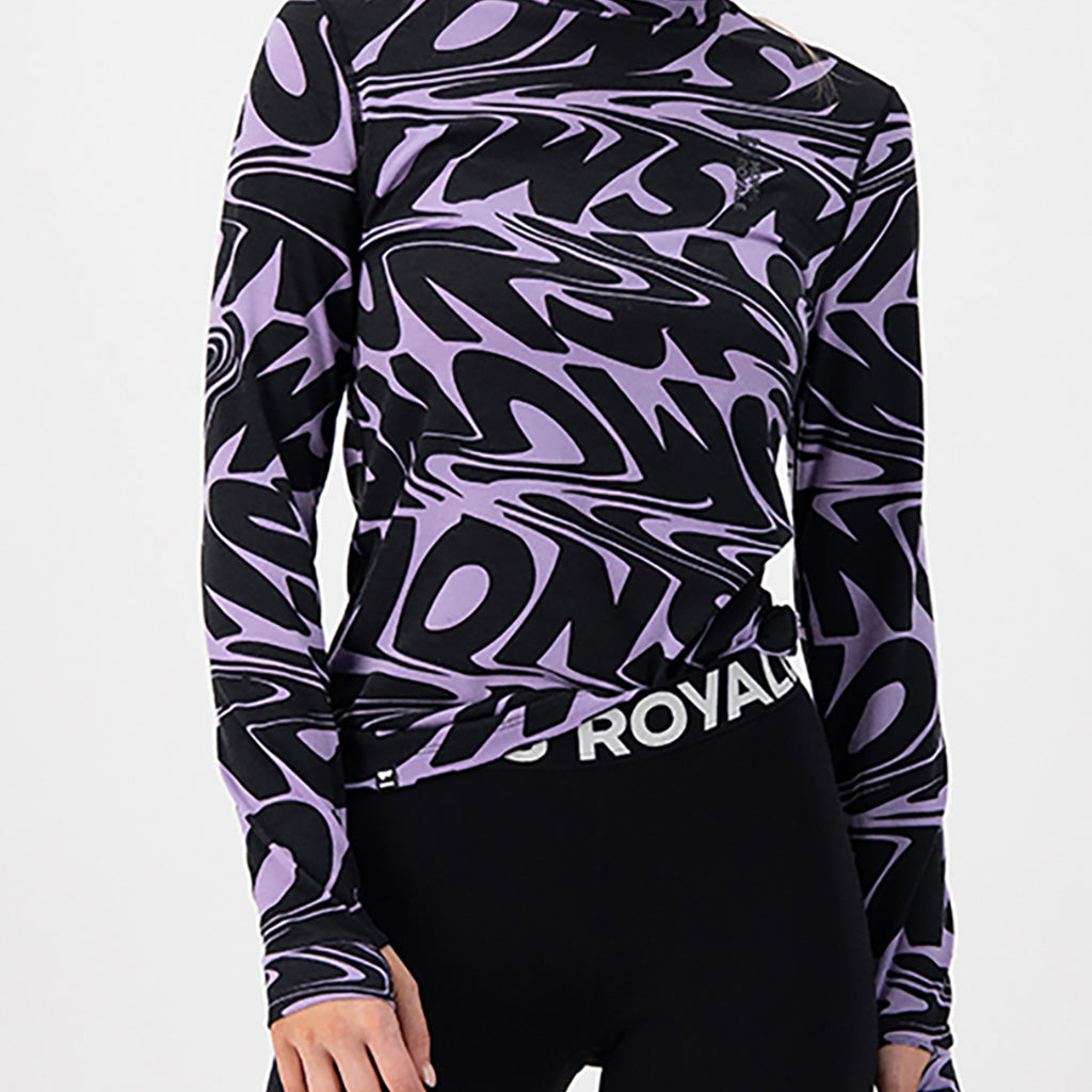 Cascade Merino Flex 200 Mock Neck LS SLL Midlayer i farven set forfra