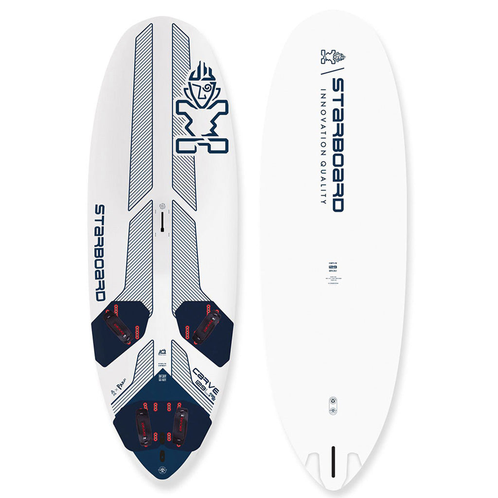 Carve Starlite Carbon Windsurfboard set oppe fra og nede