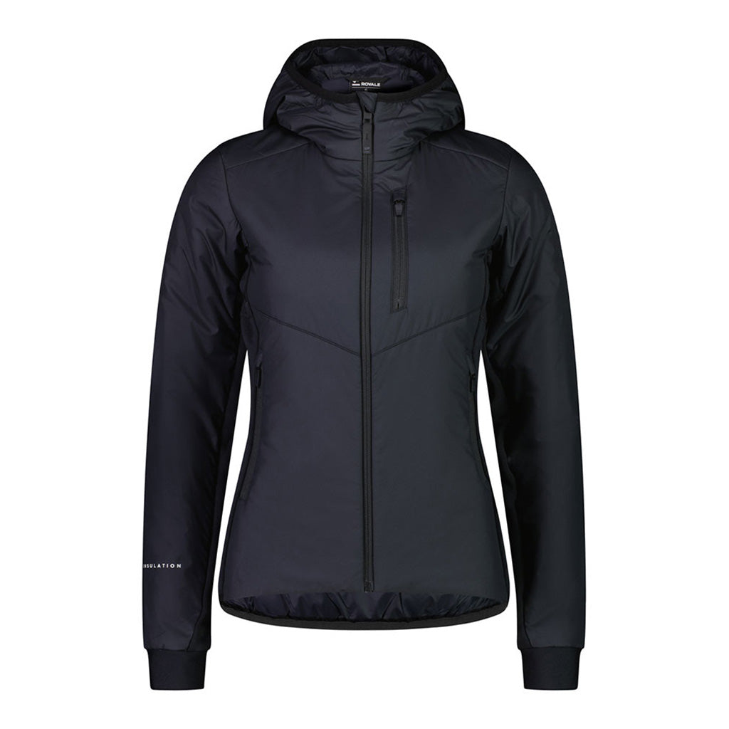 En Jakke, Arete Wool Insulation Hood i farven sort set forfra