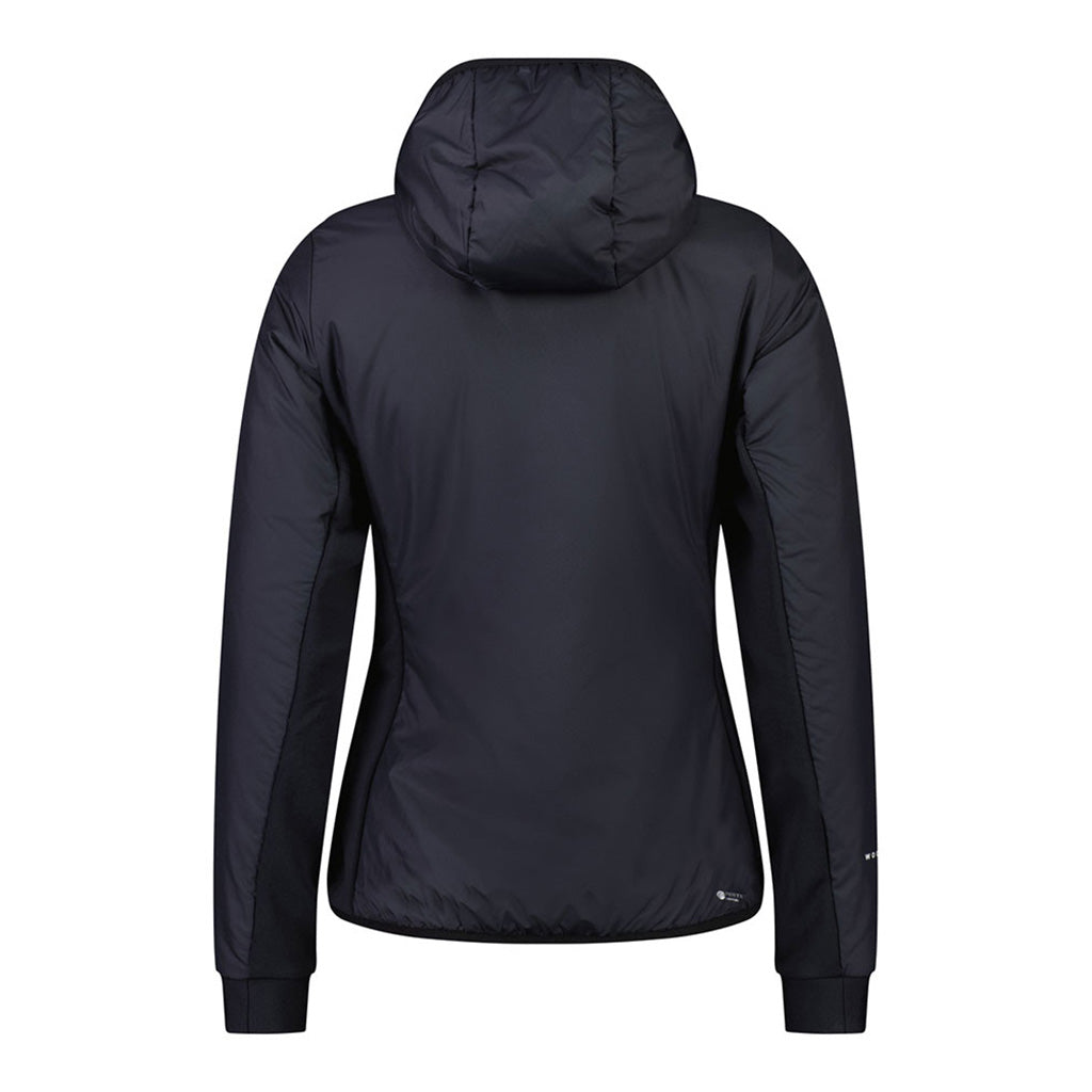 En Jakke, Arete Wool Insulation Hood i farven sort set bagfra