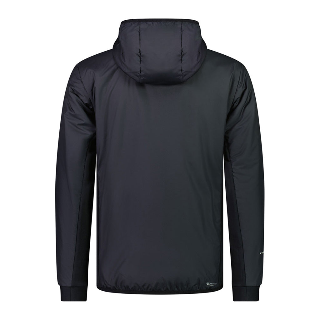 En Jakke, Arete Wool Insulation Hood i farven sort set bagfra