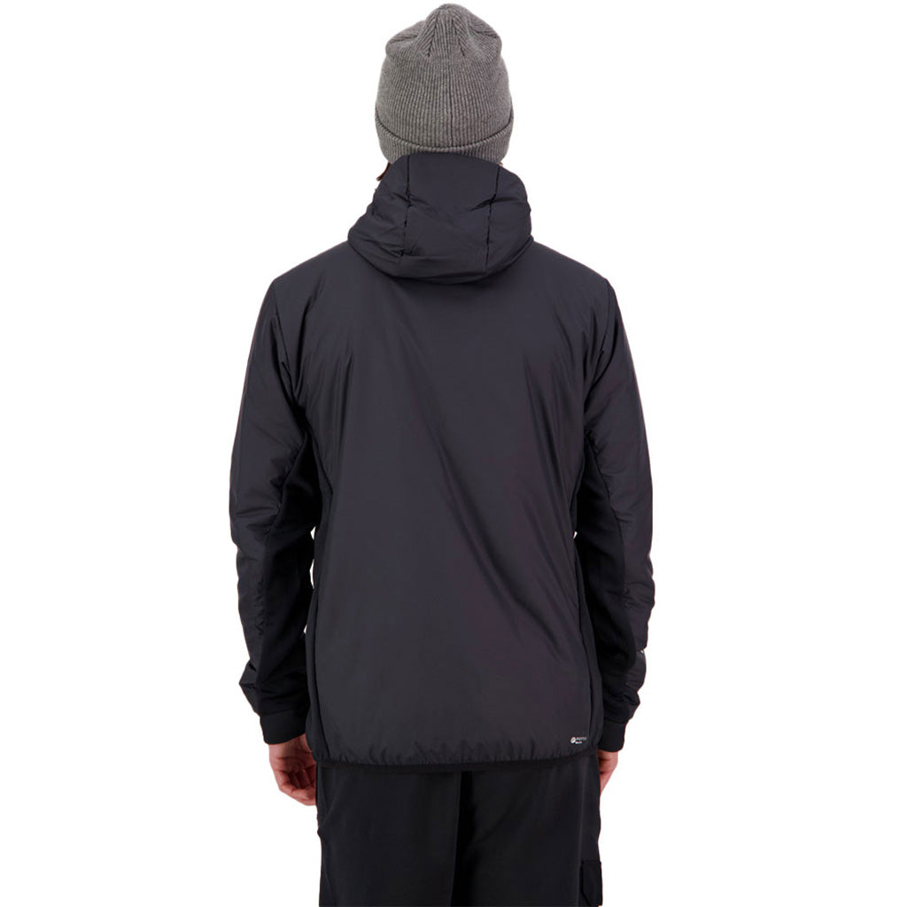 En Jakke, Arete Wool Insulation Hood i farven sort set bagfra