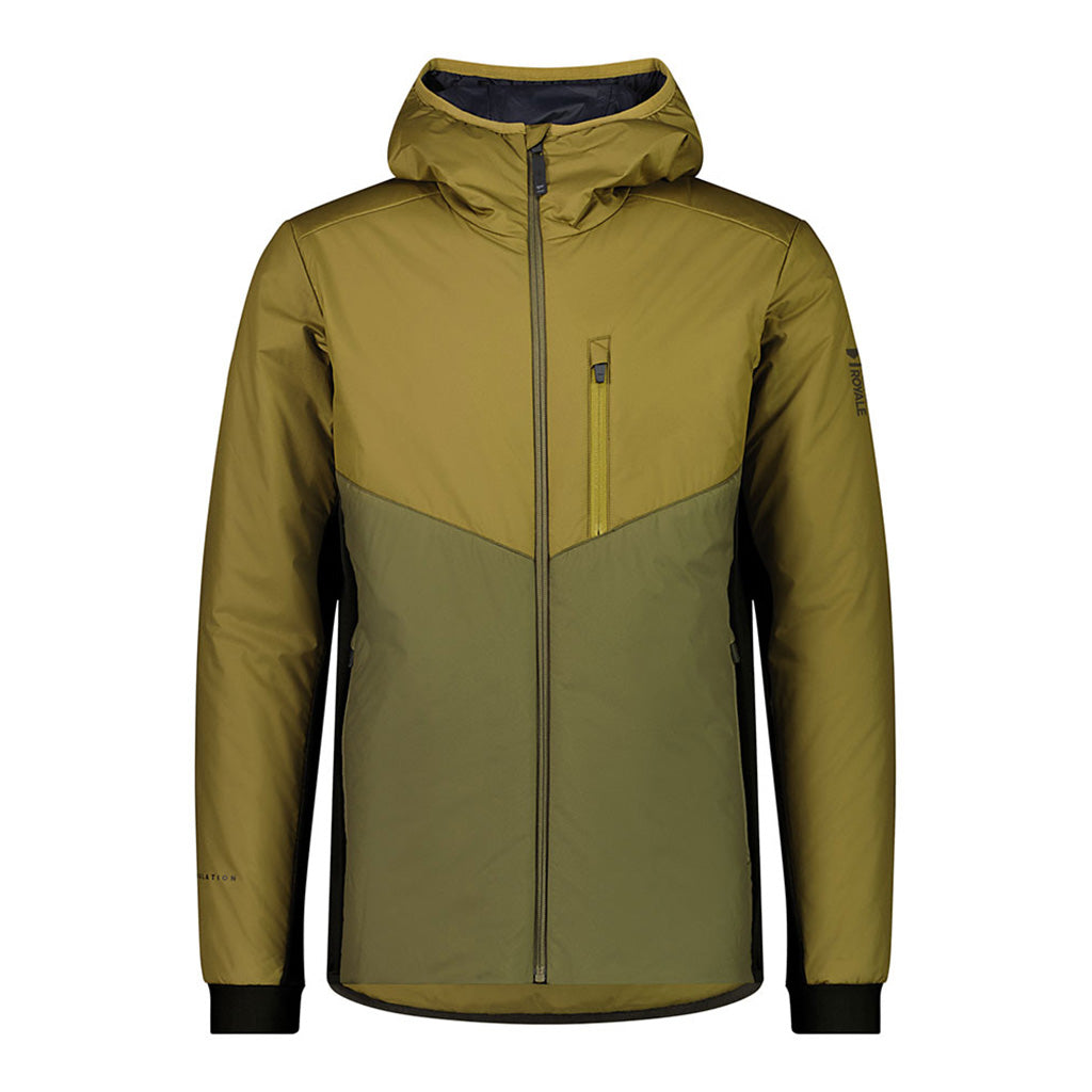 En Jakke, Arete Wool Insulation Hood i farven Forest Floor