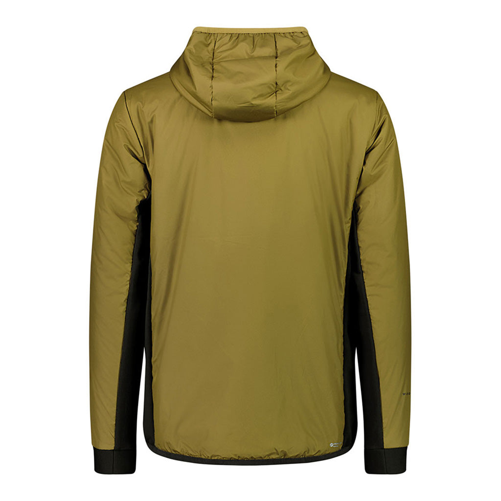 En Jakke, Arete Wool Insulation Hood i farven Forest Floor set bagfra