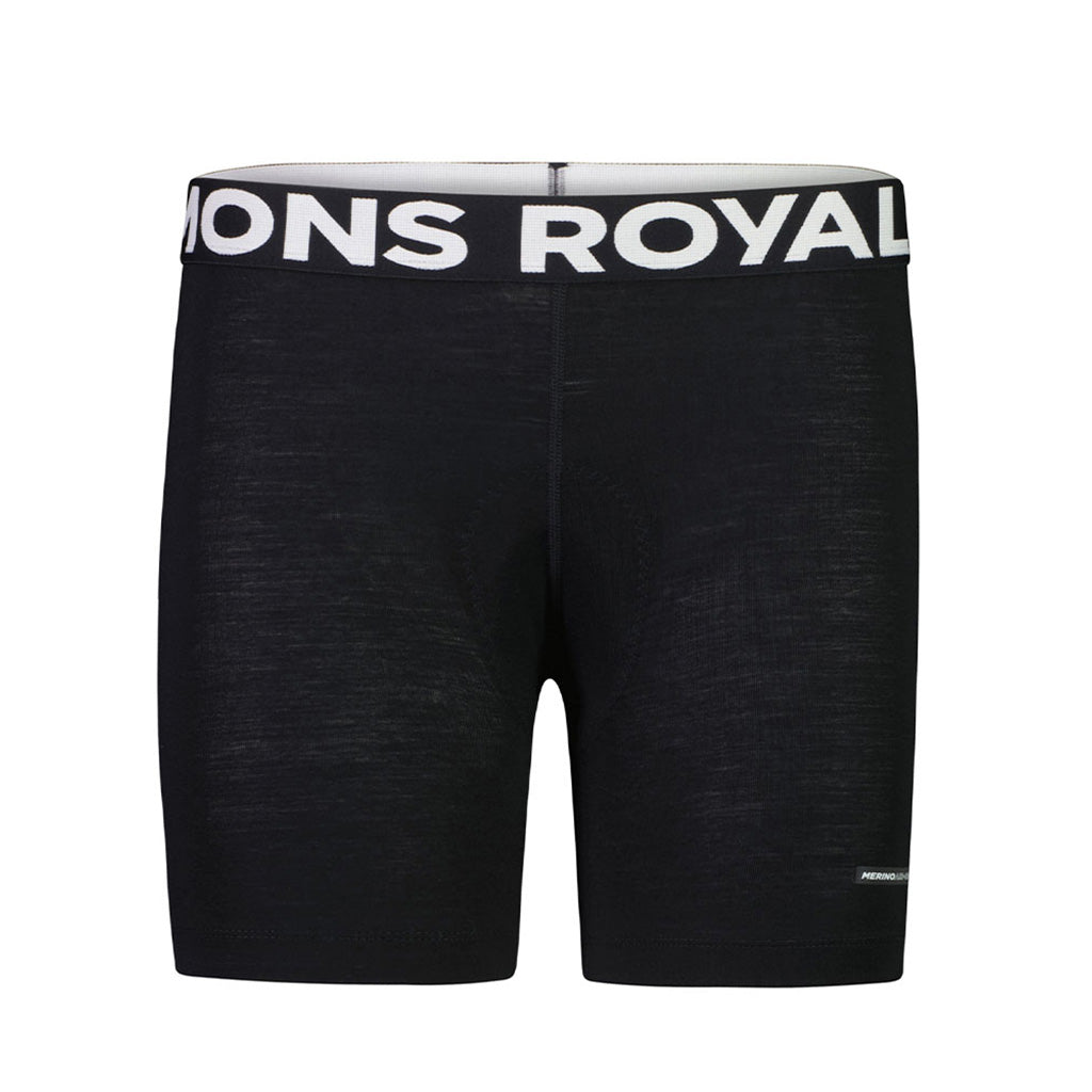 Low Pro Merino Aircon Cykel Base Layer i farven sort set forfra